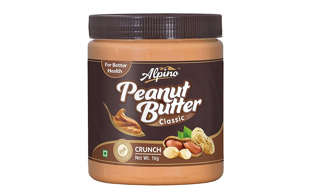 Alpino Peanut Butter Classic Crunch   Jar  1 kilogram